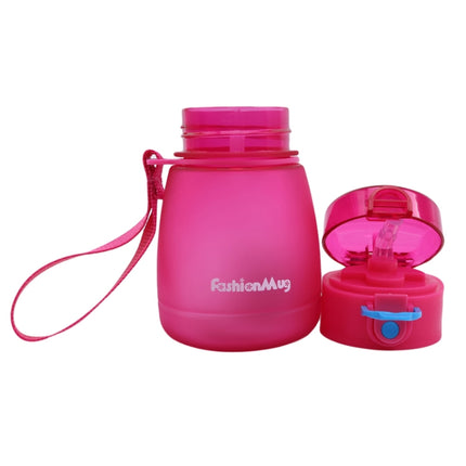 2 PCS Frosted Belly Cup With Straw Sealing Cup(Red)-garmade.com