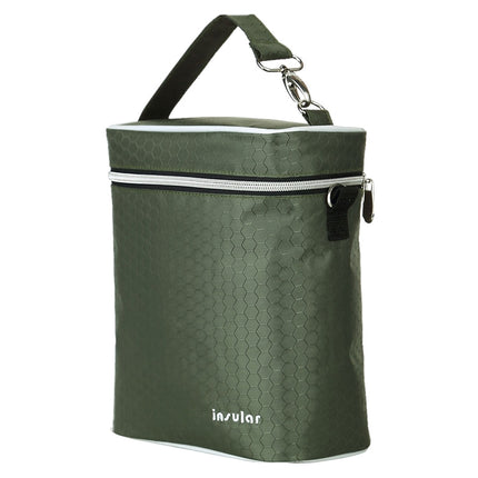 Feeding Bottle Insulation Bags Baby Diaper Stroller Cooler Changing Bags(Green)-garmade.com