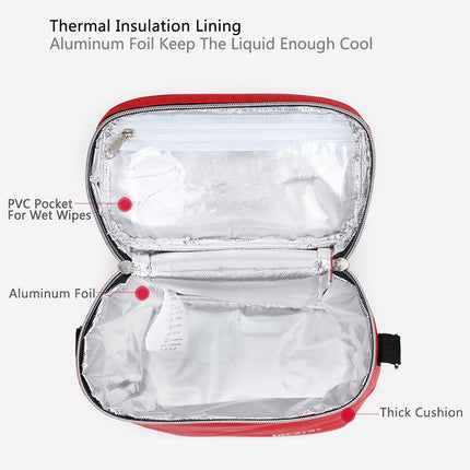 Feeding Bottle Insulation Bags Baby Diaper Stroller Cooler Changing Bags(Green)-garmade.com