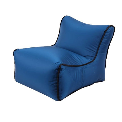 Waterproof Mini Inflatable Baby Seats SofaChair Furniture Bean Bag Seat Cushion(Navy blue seat)-garmade.com