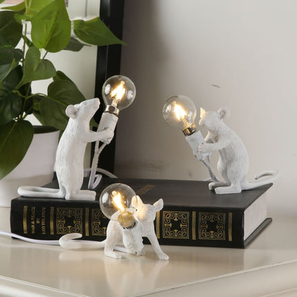 Mini Mouse Living Room Dining Room Bedroom Bedside Table Floor Lamp(Sitting Style)-garmade.com