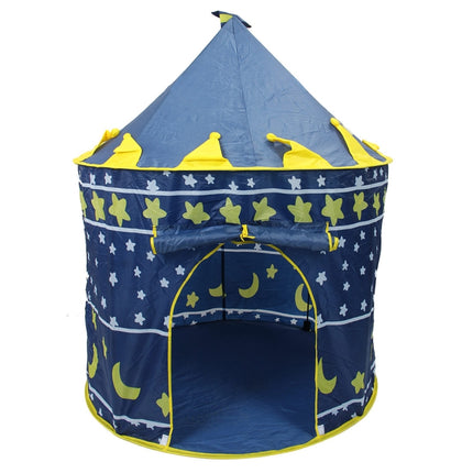 Ultralarge Children Beach Tent Baby Toy Play Game House Kids Princess Prince Castle Indoor Outdoor Toys Tents Christmas Gifts(Pink)-garmade.com