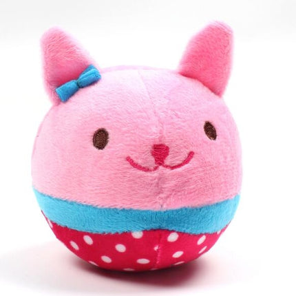 Cute Plush Toy Bite Resistant Animal Designs Chew Squeaker Dog Toy(Rabbit)-garmade.com