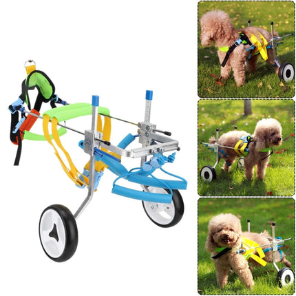 Pet Wheelchair Disabled Dog Old Dog Cat Assisted Walk Car Hind Leg Exercise Car For Dog/Cat Care, Size:XS-garmade.com