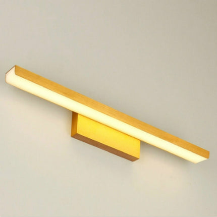 24W 61cm Warm White LED Dressing Light Simple Toilets Bathroom Mirror Light Decoration Lamps(Brush Gold)-garmade.com