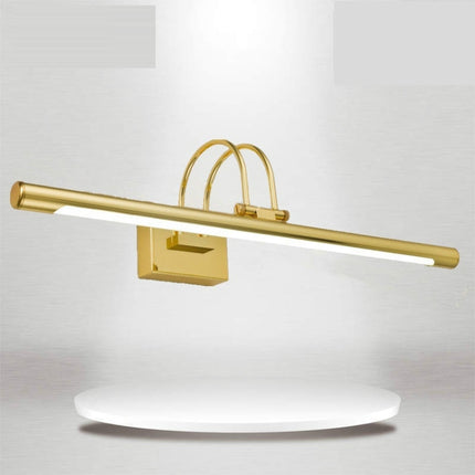 LED Mirror Headlight Waterproof Rotatable Iron art Acrylic Bathroom Washroom Indoor Wall Light, AC 110-240V, Emitting Color:Warm White, Length:41cm 6W(Gold)-garmade.com