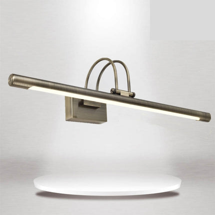 LED Mirror Headlight Waterproof Rotatable Iron art Acrylic Bathroom Washroom Indoor Wall Light, AC 110-240V, Emitting Color:Warm White, Length:41cm 6W(Gold)-garmade.com