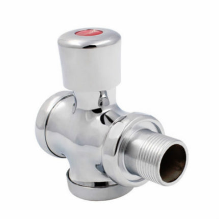 Stool Flush Valve Urinal Delay Valve Hand Press Flush Valve, Style:25 mm Copper Small-garmade.com