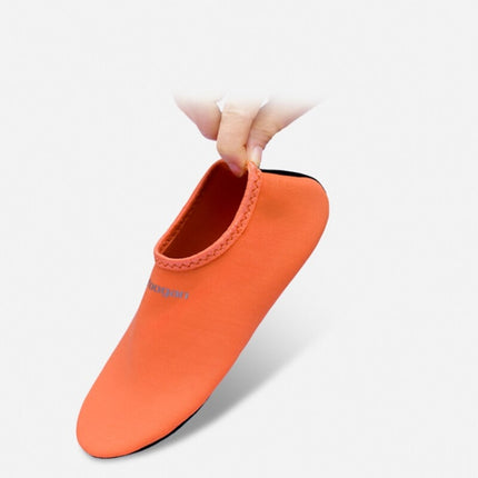 Yoogan Pair Unisex Outdoor Non-Slip Beach Socks for Swimming Diving Snorkeling, Shoe Size:XS（30-33）(Orange)-garmade.com