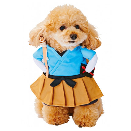 Funny Cat Dog Costume Uniform Suit Cat Clothes Costume Puppy Clothes Dressing Up Suit Party Clothing for Cat Cosplay Clothes, Size:S(Urashima Taro)-garmade.com