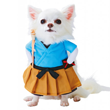 Funny Cat Dog Costume Uniform Suit Cat Clothes Costume Puppy Clothes Dressing Up Suit Party Clothing for Cat Cosplay Clothes, Size:M(Urashima Taro)-garmade.com