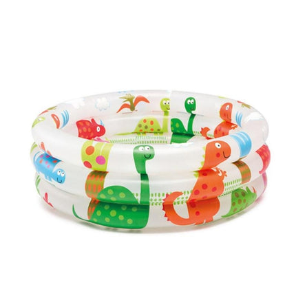 Cartoon Dinosaur Pattern Round Inflatable Baby Swimming Pool Infant Tub, Size: 61 x 22cm-garmade.com