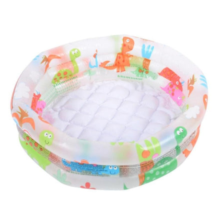 Cartoon Dinosaur Pattern Round Inflatable Baby Swimming Pool Infant Tub, Size: 61 x 22cm-garmade.com