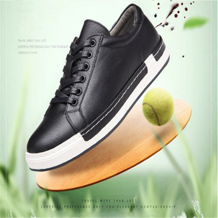 Baroque Shoes Casual PU Leather Sports Shoes for Men, Size:38(Black)-garmade.com