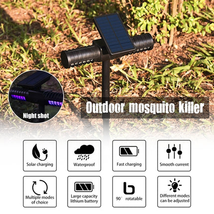 Solar Mosquito Killer Outdoor Waterproof Garden Light Villa Outdoor Mosquito Trap-garmade.com