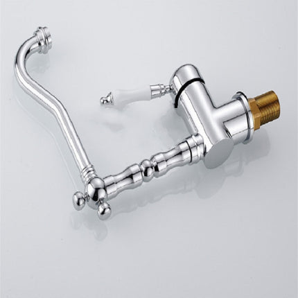 Kitchen Bathroom Faucet Hot and Cold Faucet Taps Sink Without Hose-garmade.com