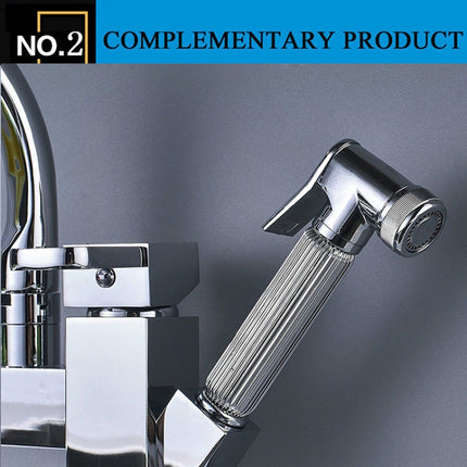 Kitchen Faucet Mixer Tap Single Handle Two Swivel Spouts Hot Cold Water Tap Pull Out Flushing Spray Tap-garmade.com