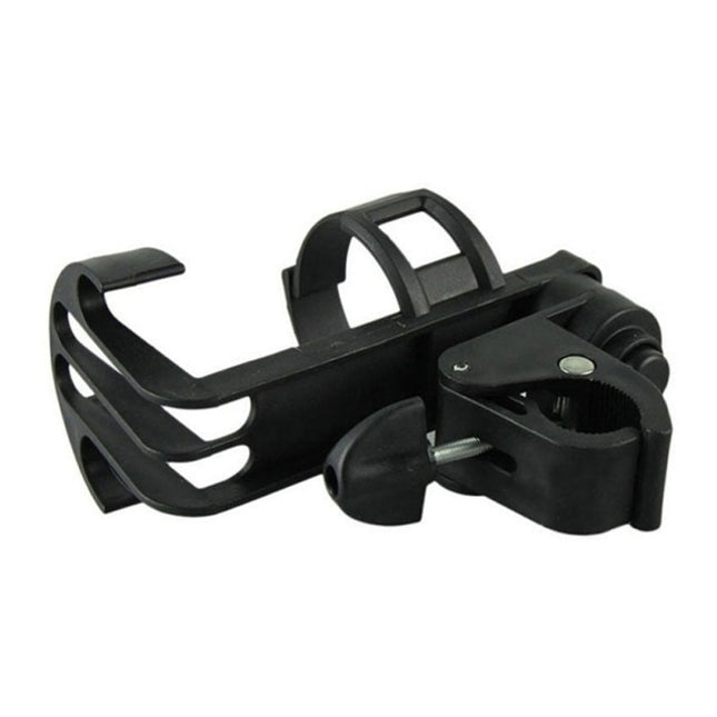 2 PCS Rotatable Lockable Bicycle Bottle Cage Baby Stroller Bottle Holder Bicycle Water Bottle Holder(Black)-garmade.com