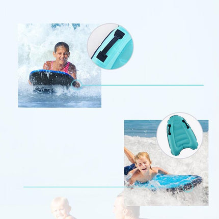 Outdoor Portable Safety Light Kick Board Sea Surfing Inflatable Water Ski(Lake Blue)-garmade.com