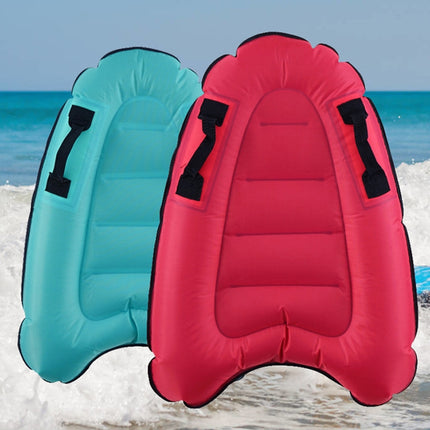 Outdoor Portable Safety Light Kick Board Sea Surfing Inflatable Water Ski(Lake Blue)-garmade.com