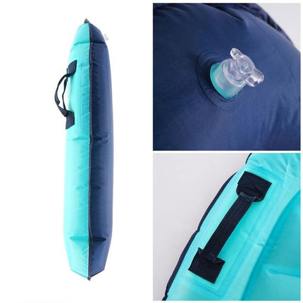Outdoor Portable Safety Light Kick Board Sea Surfing Inflatable Water Ski(Rose Red)-garmade.com