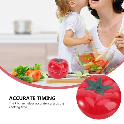 Creative Cute Tomato Shape Kitchen Mechanical Timer Alarm Reminder-garmade.com