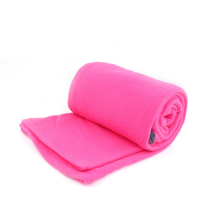 Outdoor Fleece Sleeping Bag Camping Trip Air Conditioner Dirty Sleeping Bag Separated By Knee Blanket During Lunch Break Thickened (Rose Red)-garmade.com