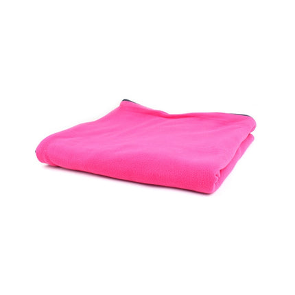 Outdoor Fleece Sleeping Bag Camping Trip Air Conditioner Dirty Sleeping Bag Separated By Knee Blanket During Lunch Break Thickened (Rose Red)-garmade.com