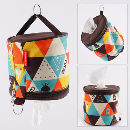 2 PCS Outdoor Camping Foldable Pumping Box Roll Paper Storage Bag(New Pattern)-garmade.com