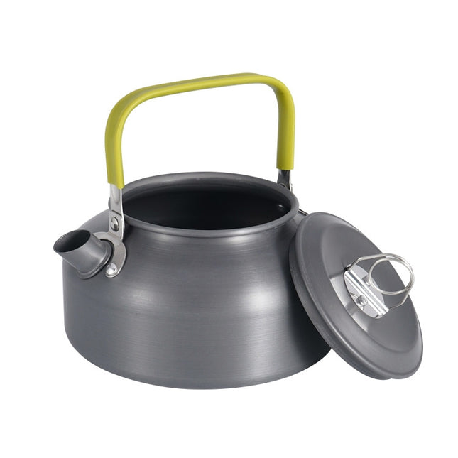 0.8L Portable Outdoor Mountaineering Picnic Aluminum Teapot Kettle Coffee Pot, Capacity: 0.8L-garmade.com