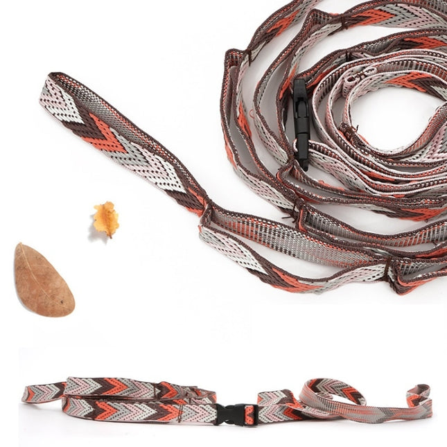 Outdoor Camping Tent Storage Lanyard Lengthened Bundled Clothesline(Brown)-garmade.com