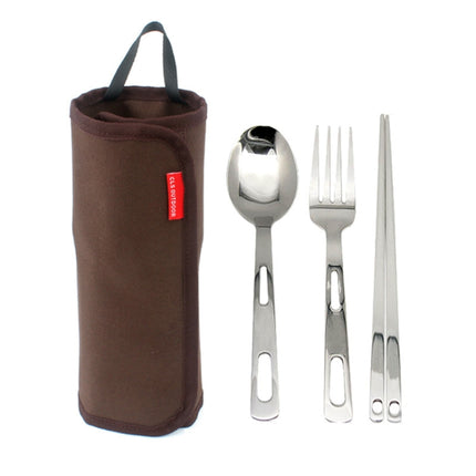 Outdoor Tableware Set Camping Barbecue 4 People Tableware Picnic Bag-garmade.com