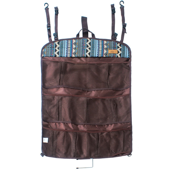 CLS Outdoor Multifunctional Storage Portable Hanging Bag Tent Storage Mesh Bag-garmade.com