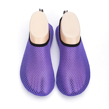 Mesh Cloth Soft Bottom Non-slip Diving Socks Beach Socks Adult Snorkeling Shoes, Size: 34-35-garmade.com