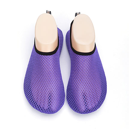 Mesh Cloth Soft Bottom Non-slip Diving Socks Beach Socks Adult Snorkeling Shoes, Size: 44-45-garmade.com