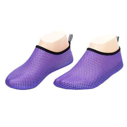 Mesh Cloth Soft Bottom Non-slip Diving Socks Beach Socks Adult Snorkeling Shoes, Size: 44-45-garmade.com