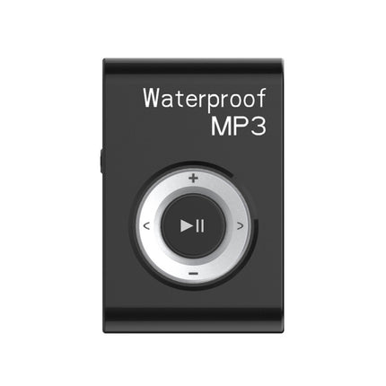 C26 IPX8 Waterproof Swimming Diving Sports MP3 Music Player with Clip & Earphone, Support FM, Memory:8GB(Black)-garmade.com
