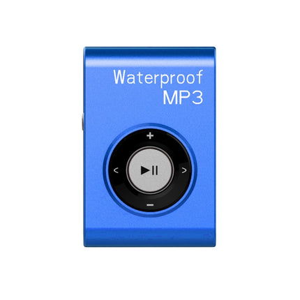 C26 IPX8 Waterproof Swimming Diving Sports MP3 Music Player with Clip & Earphone, Support FM, Memory:8GB(Blue)-garmade.com