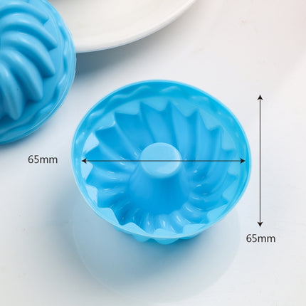 12 PCS Thread Shape Baking Jelly Mould Silicone Pudding Cupcake Muffin Donut Mold-garmade.com