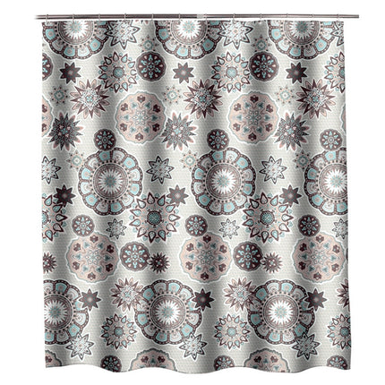 Bohemian Mandala Shower Curtains Bathroom Geometric Waterproof Bath Curtain, Size:80x200cm-garmade.com