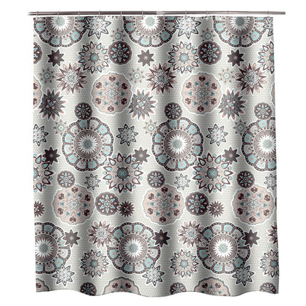 Bohemian Mandala Shower Curtains Bathroom Geometric Waterproof Bath Curtain, Size:120x200cm-garmade.com