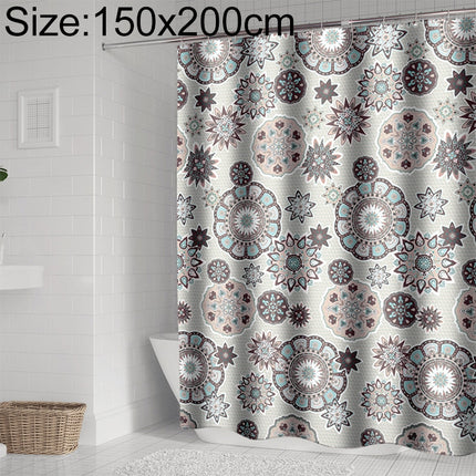 Bohemian Mandala Shower Curtains Bathroom Geometric Waterproof Bath Curtain, Size:150x200cm-garmade.com
