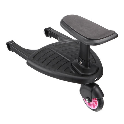 Baby Stroller Standing Board Stroller Accessory Outdoor Activity Board(Pink)-garmade.com