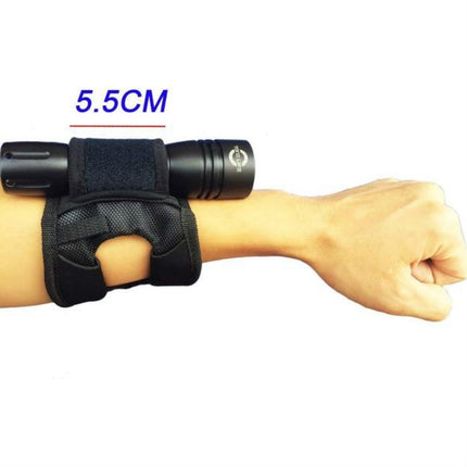Outdoor Diving Cloth Flashlight Wrist Strap Fixing Belt Support Arm Sleeve-garmade.com