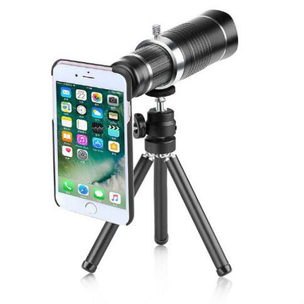 Universal 20 Times Mobile Phone Telephoto Lens Monocular Live Broadcast HD 4K No Vignetting Lens-garmade.com