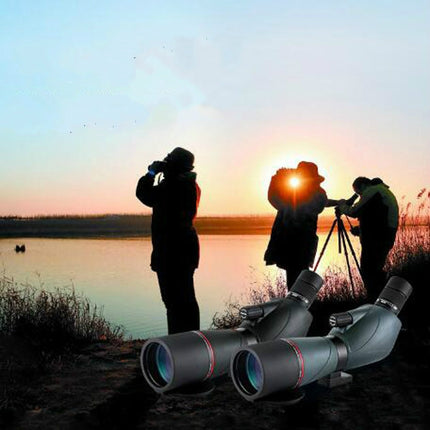 15-45X60 Zoom Single-lens Telescope High-definition Monocular Binoculars Outdoor Bird Watching Target Glasses(Green)-garmade.com