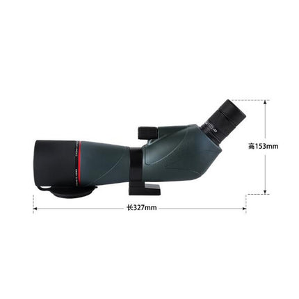 15-45X60 Zoom Single-lens Telescope High-definition Monocular Binoculars Outdoor Bird Watching Target Glasses(Black)-garmade.com