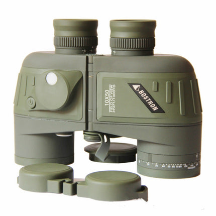 Bostron Telescope High-definition Navigation Floating 10X50 with Compass Waterproof Ranging Low Light Level Night Vision Binoculars-garmade.com