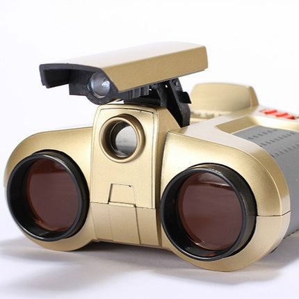 Children Night Vision Device 4X30 Binoculars with Lights Adjustable Focus Telescope-garmade.com