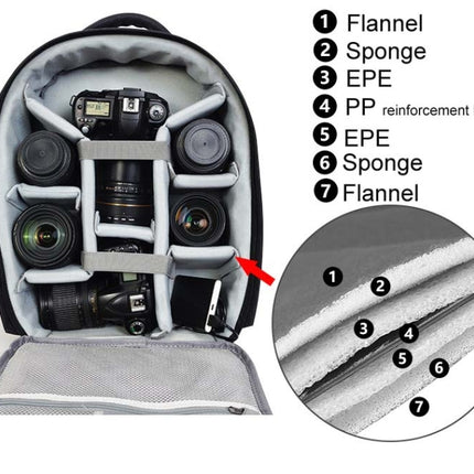 CADeN USB SLR Camera Bag Professional Waterproof Portable Unisex Camera Bag-garmade.com